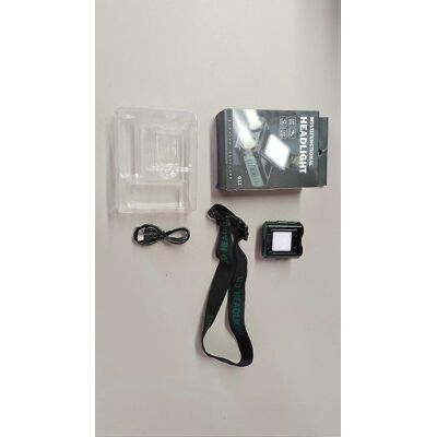 FLAMMKRAFT Lampe Frontale Xpg+led Pour La Pêche En Extérieur, Avec Clip De Fixation, Capteur De Mouvement Et Batterie Rechargeable. Publicité FLAMMKRAFT Lampe Frontale Xpg+led Pour La Pêche En Extérieur, Avec Clip De Fixation, Capteur De Mouvement Et Batterie Rechargeable. Publicité
