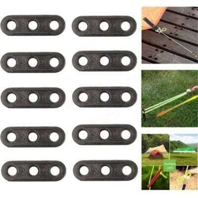 SANS MARQUE Lot De 10 Tendeurs De Corde 3 Trous Pour Camping En Plein Air - Tendeurs De Corde Pour Tente, Accessoire De Camping, Noir , Taille Unique- - Publicité SANS MARQUE Lot De 10 Tendeurs De Corde 3 Trous Pour Camping En Plein Air - Tendeurs De Corde Pour Tente, Accessoire De Camping, Noir , Taille Unique- - Publicité
