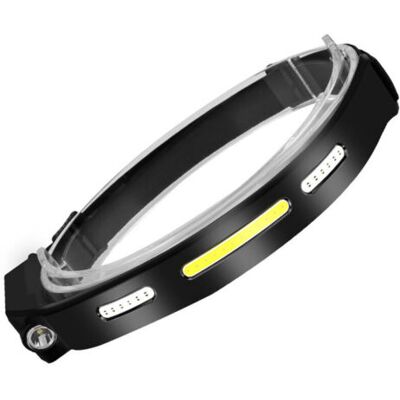 ABYSSE Lampe Frontale Led Rechargeable, Usb Torche Frontale Étanche Puissante Avec Capteur Mouvement - Publicité ABYSSE Lampe Frontale Led Rechargeable, Usb Torche Frontale Étanche Puissante Avec Capteur Mouvement - Publicité