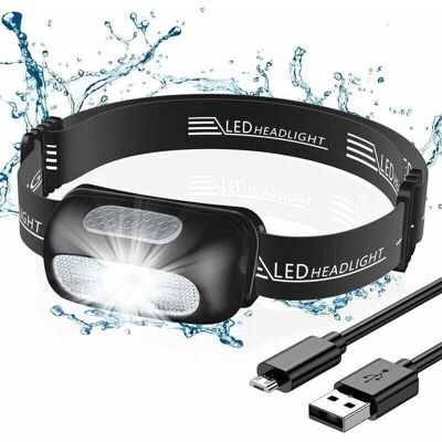 Scotch Lampe Frontale, Rechargeable Puissante Avec 5 Modes D'Éclairage, Étanche Ipx4, Portable Lampe Frontale Led Avec Lumière Rouge Pour La Pêche/camping/cyclisme/randonnée,de - Publicité Scotch Lampe Frontale, Rechargeable Puissante Avec 5 Modes D'Éclairage, Étanche Ipx4, Portable Lampe Frontale Led Avec Lumière Rouge Pour La Pêche/camping/cyclisme/randonnée,de - Publicité