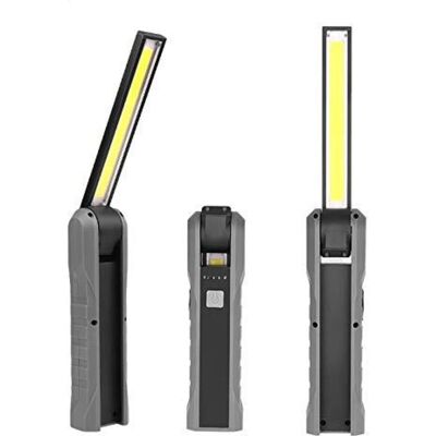 MOXIE Lampe Led Rechargeable, Baladeuse Led Rechargeable Cob Torche Lampe De Poche Avec Base Magnétique 3 Modes Pliable À 210 Degrés Pour Camping, Réparation Automobile, D'Urgence - Publicité MOXIE Lampe Led Rechargeable, Baladeuse Led Rechargeable Cob Torche Lampe De Poche Avec Base Magnétique 3 Modes Pliable À 210 Degrés Pour Camping, Réparation Automobile, D'Urgence - Publicité