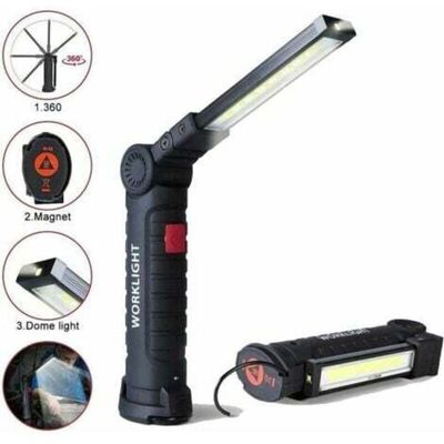 Scotch Lampe De Travail Led Rechargeable Avec 800 Lumens, Base Magnétique, 5 Modes Pour Garage, Camping, Urgences, Lampe Torche Baladeuse Led. Publicité Scotch Lampe De Travail Led Rechargeable Avec 800 Lumens, Base Magnétique, 5 Modes Pour Garage, Camping, Urgences, Lampe Torche Baladeuse Led. Publicité