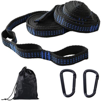 BRAST Ymyny 2 Sangles Pour Hamac, Fixation Hamac, Sangle Hamac Fixation Hamac Corde Hamac Attache Hamac 3m2,5cm, Suspension D'Accessoires Pour Hamac De Camping Avec 2 Mousquetons, Avec Sac De Transport - Publicité BRAST Ymyny 2 Sangles Pour Hamac, Fixation Hamac, Sangle Hamac Fixation Hamac Corde Hamac Attache Hamac 3m2,5cm, Suspension D'Accessoires Pour Hamac De Camping Avec 2 Mousquetons, Avec Sac De Transport - Publicité