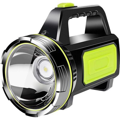 Vision Lampe De Poche Portative Avec Lanterne Latérale Lampe De Poche Led Rechargeable Super Lumineuse Étanche Idéale Pour Toutes Les Activités De Plein Air Et Les Utilisations D'Urgence - Publicité Vision Lampe De Poche Portative Avec Lanterne Latérale Lampe De Poche Led Rechargeable Super Lumineuse Étanche Idéale Pour Toutes Les Activités De Plein Air Et Les Utilisations D'Urgence - Publicité