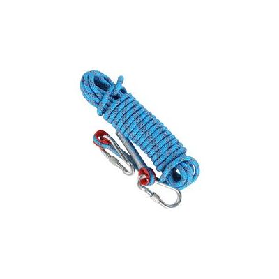 OEM Corde Escalade 10m Avec 2 Mousqueton Escalade 8mm Corde Alpinisme Corde De Sauvetage Incendie Évacuation Griffe Elagage Camping Pêche Aimant Extérieure - Nylon Bleu - Publicité OEM Corde Escalade 10m Avec 2 Mousqueton Escalade 8mm Corde Alpinisme Corde De Sauvetage Incendie Évacuation Griffe Elagage Camping Pêche Aimant Extérieure - Nylon Bleu - Publicité