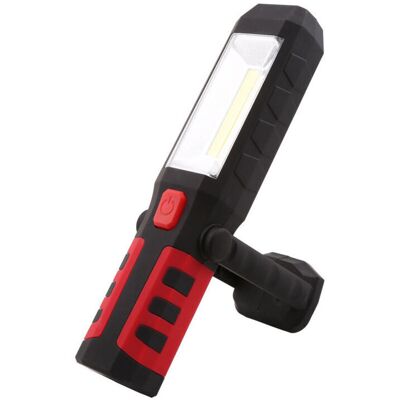 URSUS Lampe De Travail Led Rechargeable Avec Magnétique Lampe De Torches De Led 2200mah Cob Led 650lm 3w Pour Auto Garage Atelier Camping Bricolage (red), Ensoleillé - Publicité URSUS Lampe De Travail Led Rechargeable Avec Magnétique Lampe De Torches De Led 2200mah Cob Led 650lm 3w Pour Auto Garage Atelier Camping Bricolage (red), Ensoleillé - Publicité
