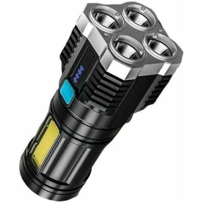 Vision Tigrezy -uper Bright 10000000lm Torche Led Lampe De Poche Usb Rechargeable Tactique Lumière Chaude(argent) - Publicité Vision Tigrezy -uper Bright 10000000lm Torche Led Lampe De Poche Usb Rechargeable Tactique Lumière Chaude(argent) - Publicité