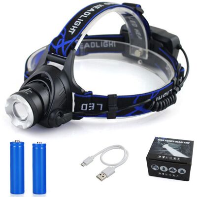 MOXIE Lampe Frontale, Lampe Torche Led Rechargeable, Lampe Frontale 10000lm Avec 3 Modes D’eclairage Avec Câble Usb 2 Piles 18650 Avec Voyant Lumineux Pour Camping/pêche/escalade Npterbl - Publicité MOXIE Lampe Frontale, Lampe Torche Led Rechargeable, Lampe Frontale 10000lm Avec 3 Modes D’eclairage Avec Câble Usb 2 Piles 18650 Avec Voyant Lumineux Pour Camping/pêche/escalade Npterbl - Publicité