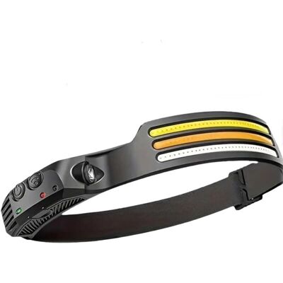 Melissa 230° Ultra-light Motion-sensing Headlamp,1800mah - Rechargeable Headlamp, Lampe Frontale, Headlight, Super Lumineux Étanche Léger Torche Frontale Led Puissante Pour Camping, Randonnée - Publicité Melissa 230° Ultra-light Motion-sensing Headlamp,1800mah - Rechargeable Headlamp, Lampe Frontale, Headlight, Super Lumineux Étanche Léger Torche Frontale Led Puissante Pour Camping, Randonnée - Publicité