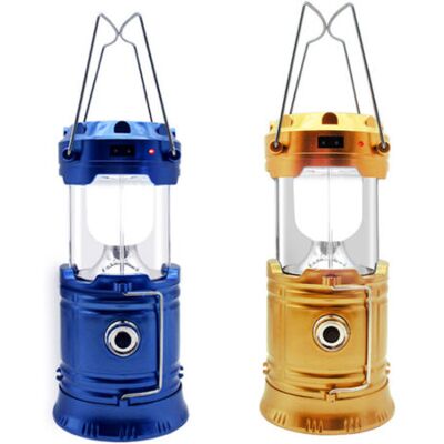 SCORPIO Lampe De Tente Multifonctionnelle, Lampe Télescopique Portable, Idéale Pour Le Camping, Jaune Et Bleue - Publicité SCORPIO Lampe De Tente Multifonctionnelle, Lampe Télescopique Portable, Idéale Pour Le Camping, Jaune Et Bleue - Publicité