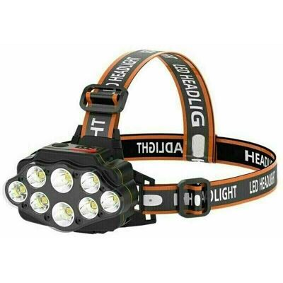BRINSEA Lampe Frontale Super Brillante À 8 Led Lampe Frontale Usb Avec 2x Piles Imperméable Pour Le Camping, La Pêche, La Cave, Le Jogging Et La Randonnée,facile À Utiliser, Ensoleillé - Publicité BRINSEA Lampe Frontale Super Brillante À 8 Led Lampe Frontale Usb Avec 2x Piles Imperméable Pour Le Camping, La Pêche, La Cave, Le Jogging Et La Randonnée,facile À Utiliser, Ensoleillé - Publicité