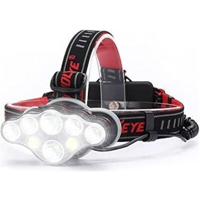 MOXIE Lampe Frontale Rechargeable Puissante, 18000 Lumen 8 Modes Lampe Frontale Led Lampe Frontale Puissante Lampe De Mains-libres Pour Le Camping, Lampe Frontale Running Ipx5 Enfant Lecture - Publicité MOXIE Lampe Frontale Rechargeable Puissante, 18000 Lumen 8 Modes Lampe Frontale Led Lampe Frontale Puissante Lampe De Mains-libres Pour Le Camping, Lampe Frontale Running Ipx5 Enfant Lecture - Publicité