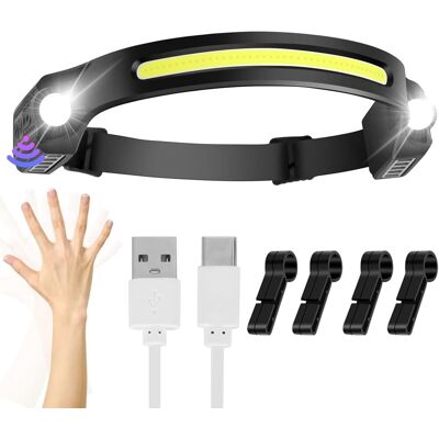 OEM Lampe Torche Frontale Rechargeable Usb Led 350 Lumens 6 Modes 230 Degrés De Vision Large Lampe De Poche Étanche Ipx4 Cadeau Pour Adultes, Enfants, Camping, Course À Pied, Pêche, Cyclisme,running - Publicité OEM Lampe Torche Frontale Rechargeable Usb Led 350 Lumens 6 Modes 230 Degrés De Vision Large Lampe De Poche Étanche Ipx4 Cadeau Pour Adultes, Enfants, Camping, Course À Pied, Pêche, Cyclisme,running - Publicité