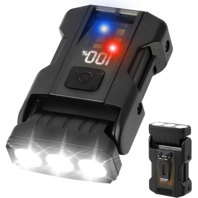 OEM Mini Led Torche Rechargeable, 550 Lumens Petite Torche Edc Super Lumineuse Avec Base Magnétique, Lampe De Poche Rotative À 80°, Usb-c, Torches De Camping - Publicité OEM Mini Led Torche Rechargeable, 550 Lumens Petite Torche Edc Super Lumineuse Avec Base Magnétique, Lampe De Poche Rotative À 80°, Usb-c, Torches De Camping - Publicité