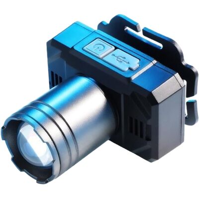 OEM Lampe Frontale Led Rechargeable, Lumière Blanche Super Lumineuse Avec Détecteur De Mouvement, Zoom Réglable, Banque D'Alimentation Usb Pour Camping Randonnée (c) - Publicité OEM Lampe Frontale Led Rechargeable, Lumière Blanche Super Lumineuse Avec Détecteur De Mouvement, Zoom Réglable, Banque D'Alimentation Usb Pour Camping Randonnée (c) - Publicité