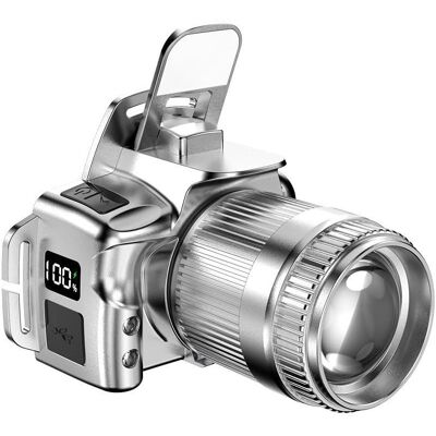 OEM Lampe Frontale Led Rechargeable, Lumière Blanche Super Lumineuse Avec Détecteur De Mouvement, Zoom Réglable, Banque D'Alimentation Usb Pour Camping Randonnée (c) - Publicité OEM Lampe Frontale Led Rechargeable, Lumière Blanche Super Lumineuse Avec Détecteur De Mouvement, Zoom Réglable, Banque D'Alimentation Usb Pour Camping Randonnée (c) - Publicité