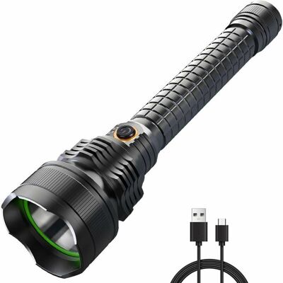 BRINSEA Lampe De Poche Rechargeable, Torche Longue Portée, Étanche Ipx6, Lampe De Poche Led Ultra Puissante Pour La Randonnée, Le Camping Et La Chasse (piles Non Incluses) [classe D'Efficacité Énergétique A+ - Publicité BRINSEA Lampe De Poche Rechargeable, Torche Longue Portée, Étanche Ipx6, Lampe De Poche Led Ultra Puissante Pour La Randonnée, Le Camping Et La Chasse (piles Non Incluses) [classe D'Efficacité Énergétique A+ - Publicité