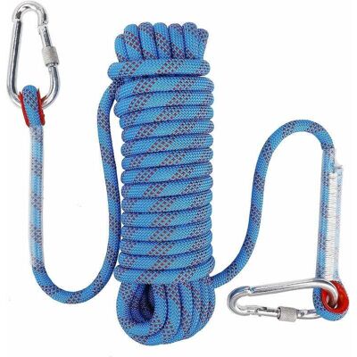 OEM Ulisem Corde D'Escalade Avec Mousqueton De Sécurité Statique 10mm Corde D'Alpinisme Polyester Sauvetage Pour Randonnée Alpinisme Montagne 10m - Publicité OEM Ulisem Corde D'Escalade Avec Mousqueton De Sécurité Statique 10mm Corde D'Alpinisme Polyester Sauvetage Pour Randonnée Alpinisme Montagne 10m - Publicité
