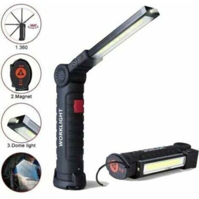 URSUS Lampe De Travail Led Rechargeable Avec 800 Lumens, Base Magnétique, 5 Modes Pour Garage, Camping, Urgences, Lampe Torche Baladeuse Led. Publicité URSUS Lampe De Travail Led Rechargeable Avec 800 Lumens, Base Magnétique, 5 Modes Pour Garage, Camping, Urgences, Lampe Torche Baladeuse Led. Publicité