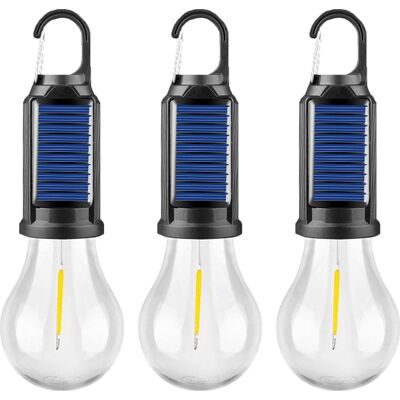 Vision Ensemble De 3 Lampes Solaires Led Portables Pour Tente, Lampes De Secours À Accrocher Pour Le Camping, La Randonnée, La Pêche Et Les Pannes De Courant. Publicité Vision Ensemble De 3 Lampes Solaires Led Portables Pour Tente, Lampes De Secours À Accrocher Pour Le Camping, La Randonnée, La Pêche Et Les Pannes De Courant. Publicité