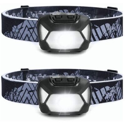 SANS MARQUE Lampe Frontale Led Rechargeable Puissante, D5000 Super Lumineux Torche Frontale Led 2000lux Lumière Blanche Et Rouge 6 Modes D'Éclairage Ipx4 Pour Course, Pêche, Cyclisme, Camping - 2 Pcs [c - Publicité SANS MARQUE Lampe Frontale Led Rechargeable Puissante, D5000 Super Lumineux Torche Frontale Led 2000lux Lumière Blanche Et Rouge 6 Modes D'Éclairage Ipx4 Pour Course, Pêche, Cyclisme, Camping - 2 Pcs [c - Publicité