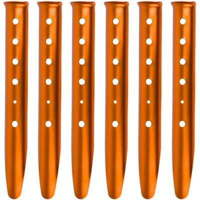 OEM Piquets De Tente Métalliques Robustes, Pour Le Sable Et La Neige, Idéaux Pour Les Tentes De Plage, L'Ombrage, Les Auvents, Le Camping, La Randonnée Et Le Trekking. Couleur Orange. Publicité OEM Piquets De Tente Métalliques Robustes, Pour Le Sable Et La Neige, Idéaux Pour Les Tentes De Plage, L'Ombrage, Les Auvents, Le Camping, La Randonnée Et Le Trekking. Couleur Orange. Publicité