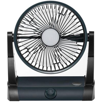 FLAMMKRAFT Ventilateur De Camping À Vitesse Variable, Ventilateur Portable Avec Crochet Et Lampe Pour Les Situations D'Urgence - Publicité FLAMMKRAFT Ventilateur De Camping À Vitesse Variable, Ventilateur Portable Avec Crochet Et Lampe Pour Les Situations D'Urgence - Publicité