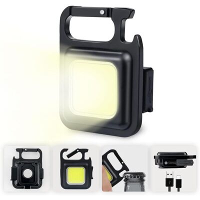 Melissa Mini Lampe De Travail Led Rechargeable Lampe De Poche Ultra Puissante 800 Lumens Magnétique Portable Petite Porte-clés Lampes De Poche Étanche Pour La Réparation De Camping Lampe De Secours [classe Én - Publicité Melissa Mini Lampe De Travail Led Rechargeable Lampe De Poche Ultra Puissante 800 Lumens Magnétique Portable Petite Porte-clés Lampes De Poche Étanche Pour La Réparation De Camping Lampe De Secours [classe Én - Publicité