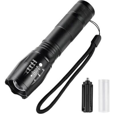 SCORPIO Lampe Torche Led Ultra Puissante, Lampe De Poche Mit Tactique Étanche, Zoomable Led Flashlight,5 Modes, Flashlight À Piles Pour Le Camping, Le Plein Air, Les Urgences, La Randonnée [classe Énergétique - Publicité SCORPIO Lampe Torche Led Ultra Puissante, Lampe De Poche Mit Tactique Étanche, Zoomable Led Flashlight,5 Modes, Flashlight À Piles Pour Le Camping, Le Plein Air, Les Urgences, La Randonnée [classe Énergétique - Publicité