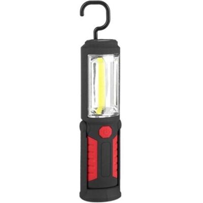 ABYSSE Lampe De Travail Led Rechargeable Avec Magnétique Lampe De Torches De Led 2200mah Cob Led 500lm 3w Pour Auto Garage Atelier Camping Bricolage(red) - Publicité ABYSSE Lampe De Travail Led Rechargeable Avec Magnétique Lampe De Torches De Led 2200mah Cob Led 500lm 3w Pour Auto Garage Atelier Camping Bricolage(red) - Publicité