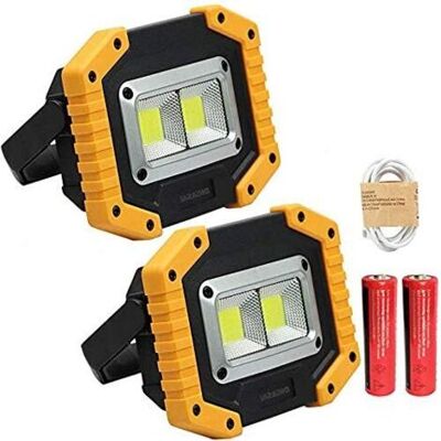 ABYSSE Lampe Frontale Led Rechargeable 30 W, Lampe Frontale Portable Avec Port Usb, Étanche, Pour Randonnée, Camping, Éclairage D'Urgence (lot De 2) - Publicité ABYSSE Lampe Frontale Led Rechargeable 30 W, Lampe Frontale Portable Avec Port Usb, Étanche, Pour Randonnée, Camping, Éclairage D'Urgence (lot De 2) - Publicité