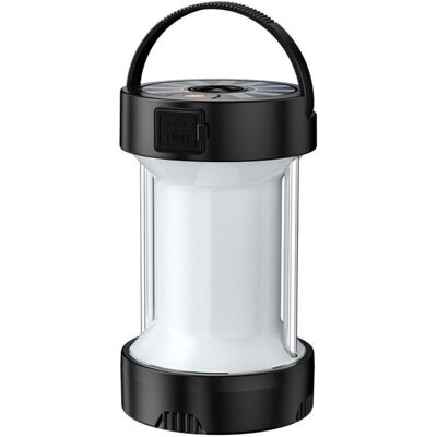 MOXIE Lampe De Camping Extérieure Rechargeable De Type C, 1000 Lumens, 4 Modes Alimentés Par Batterie, Lampe De Secours À Led Solaire Multifonction Étanche Pour Le Camping, La Randonnée, La Pêche Noir - Publicité MOXIE Lampe De Camping Extérieure Rechargeable De Type C, 1000 Lumens, 4 Modes Alimentés Par Batterie, Lampe De Secours À Led Solaire Multifonction Étanche Pour Le Camping, La Randonnée, La Pêche Noir - Publicité