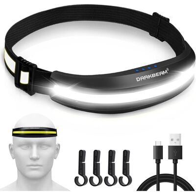 OEM Lampe Frontale Led Cob, Usb - C Rechargeable Lampe Torche Légère À Étanche Phare 230° À Lumière Rouge, Lampe De Travail Pour Casque - Entretien, Camping, Course À Pied, Pêche, Avec Clip - Publicité OEM Lampe Frontale Led Cob, Usb - C Rechargeable Lampe Torche Légère À Étanche Phare 230° À Lumière Rouge, Lampe De Travail Pour Casque - Entretien, Camping, Course À Pied, Pêche, Avec Clip - Publicité