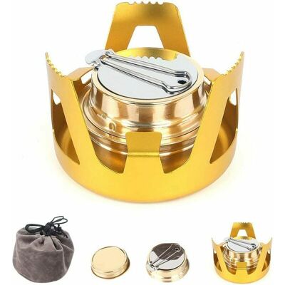 BRINSEA Mini Brûleur À Alcool, Portable En Alliage D'Aluminium En Laiton, Mini Réchaud À Alcool Pour Camping, Randonnée, Sac À Dos, Ensoleillé - Publicité BRINSEA Mini Brûleur À Alcool, Portable En Alliage D'Aluminium En Laiton, Mini Réchaud À Alcool Pour Camping, Randonnée, Sac À Dos, Ensoleillé - Publicité