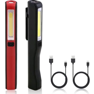 Vision Lampe De Poche Portable À Led Cob Ultra-lumineuse Et Rechargeable, Avec Clip Magnétique, Lampe Torche Usb De 3 W, Idéale Pour Le Garage, Le Camping, Les Situations D'Urgence, Etc. Publicité Vision Lampe De Poche Portable À Led Cob Ultra-lumineuse Et Rechargeable, Avec Clip Magnétique, Lampe Torche Usb De 3 W, Idéale Pour Le Garage, Le Camping, Les Situations D'Urgence, Etc. Publicité