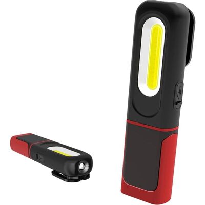 Vision Lampe De Travail Led Rechargeable, Lampe D'Inspection 2 En 1 Avec Rotation À 360 Degrés Et 5w Cob Led Torche Lampe Avec Base Magnétique Et Crochet Pour Maison Atelier Camping Bricolage Éclairage - Publicité Vision Lampe De Travail Led Rechargeable, Lampe D'Inspection 2 En 1 Avec Rotation À 360 Degrés Et 5w Cob Led Torche Lampe Avec Base Magnétique Et Crochet Pour Maison Atelier Camping Bricolage Éclairage - Publicité