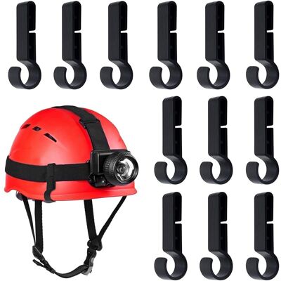 SANS MARQUE 12 Pièces Casques De Sécurité Clips, Torches Frontales Clips, Clip De Phare De Casque, Pour Casque Pour Lampe Frontale En Platique Noir Convient À Tous Lampes Frontales Et Casquettes De Construction - Publicité SANS MARQUE 12 Pièces Casques De Sécurité Clips, Torches Frontales Clips, Clip De Phare De Casque, Pour Casque Pour Lampe Frontale En Platique Noir Convient À Tous Lampes Frontales Et Casquettes De Construction - Publicité
