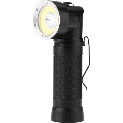 Vision Lampe Torche Portative Puissante À Led T6 Avec Lampe Cob, Embout Magnétique Flexible À 90° - Idéale Pour La Randonnée, Le Camping, Les Urgences Et Les Inspections. Publicité Vision Lampe Torche Portative Puissante À Led T6 Avec Lampe Cob, Embout Magnétique Flexible À 90° - Idéale Pour La Randonnée, Le Camping, Les Urgences Et Les Inspections. Publicité