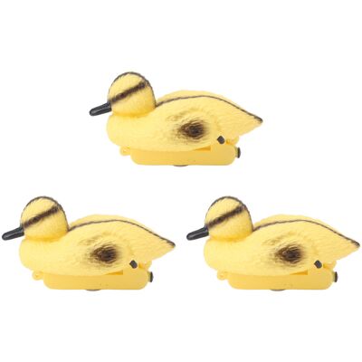 MCKENSA Lot De 3 Canetons Jaunes Flottants Réalistes En Plastique, Décoration Pour Bassin, Étang De Pêche Ou Jardin, Style A, 11,5 X 6,5 Cm - Publicité MCKENSA Lot De 3 Canetons Jaunes Flottants Réalistes En Plastique, Décoration Pour Bassin, Étang De Pêche Ou Jardin, Style A, 11,5 X 6,5 Cm - Publicité