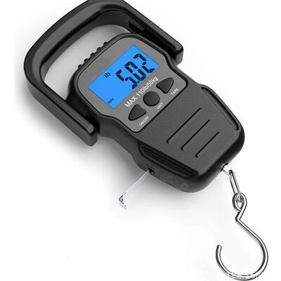 OEM Balance Électronique Pour Bagages Avec Écran Lcd Rétroéclairé Pour Les Voyages, La Pêche Et Le Tir À L'Arc, Sac Étanche Et Mètre Ruban - Publicité OEM Balance Électronique Pour Bagages Avec Écran Lcd Rétroéclairé Pour Les Voyages, La Pêche Et Le Tir À L'Arc, Sac Étanche Et Mètre Ruban - Publicité