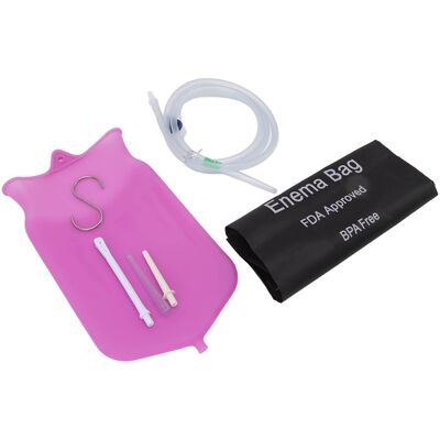 MCKENSA Kit De Poche À Lavement Professionnel Réutilisable En Silicone Sans Bpa, 2 L, Pour Les Soins De Santé - Publicité MCKENSA Kit De Poche À Lavement Professionnel Réutilisable En Silicone Sans Bpa, 2 L, Pour Les Soins De Santé - Publicité