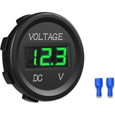 STAKMANN Voltmetro Digitale A Led Con Display A Led Da 12-24 V Cc, Impermeabile Per Barche, Motociclette, Camion E Marine (verde) - Publicité STAKMANN Voltmetro Digitale A Led Con Display A Led Da 12-24 V Cc, Impermeabile Per Barche, Motociclette, Camion E Marine (verde) - Publicité