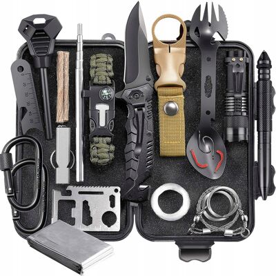 OEM Kit De Survie Militaire Méga Kit De Survie 32 En 1 - Publicité OEM Kit De Survie Militaire Méga Kit De Survie 32 En 1 - Publicité
