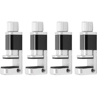 WEYTOLL Pince De Fixation Pour Téléphone, Fixation D'Écran Multifonctionnelle, Équilibre Métallique, 4 Pièces - Publicité WEYTOLL Pince De Fixation Pour Téléphone, Fixation D'Écran Multifonctionnelle, Équilibre Métallique, 4 Pièces - Publicité