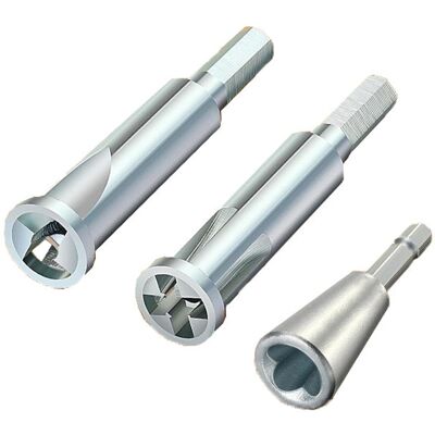 WEYTOLL Outil De Fil À Grande Vitesse En Acier Au Carbone Twister De Câble 3 Pièces Pour Câbles Durs Et Souples - Publicité WEYTOLL Outil De Fil À Grande Vitesse En Acier Au Carbone Twister De Câble 3 Pièces Pour Câbles Durs Et Souples - Publicité