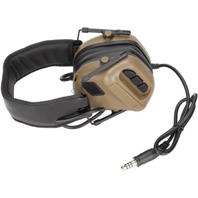 A MOON Casque Militaire Rétractable Et Pliable Avec Microphone Pour La Chasse, Pour Un Tour De Tête De 52 À 64 Cm (20,5 À 25,2 Pouces), Couleur Boue - Publicité A MOON Casque Militaire Rétractable Et Pliable Avec Microphone Pour La Chasse, Pour Un Tour De Tête De 52 À 64 Cm (20,5 À 25,2 Pouces), Couleur Boue - Publicité