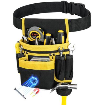 OEM Ceinture Outils,ceinture Porte Outils Mit 13 Poches,amovible Et Réglable Sac À Outils Magnétique,ceinture À Outils Rembourrée Robuste Pour Hommes,pour Électriciens,charpentiers,ouvriers Du Bâtiment - Publicité OEM Ceinture Outils,ceinture Porte Outils Mit 13 Poches,amovible Et Réglable Sac À Outils Magnétique,ceinture À Outils Rembourrée Robuste Pour Hommes,pour Électriciens,charpentiers,ouvriers Du Bâtiment - Publicité