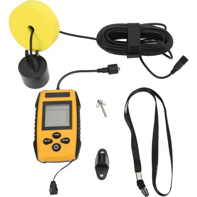 WEYTOLL Détecteur Sonar Filaire, Détecteur De Poisson De Haute Précision, Définition De Profondeur Lcd Pour La Pêche En Bateau - Publicité WEYTOLL Détecteur Sonar Filaire, Détecteur De Poisson De Haute Précision, Définition De Profondeur Lcd Pour La Pêche En Bateau - Publicité
