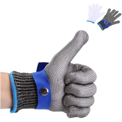 YOTOWN Gant Anti-coupure Niveau 5 – Acier Inoxydable 316l – Chasse, Pêche, Boucher – Coton Durable Xxl - Publicité YOTOWN Gant Anti-coupure Niveau 5 – Acier Inoxydable 316l – Chasse, Pêche, Boucher – Coton Durable Xxl - Publicité