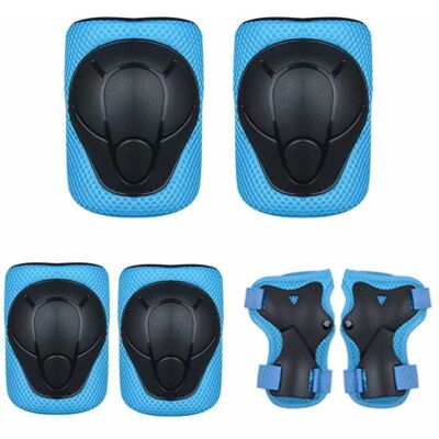 OEM Ensemble De Doublure De Protection À Branchement Direct Pour Enfants, Équipement De Protection, Genouillères Pour Enfants (noir + Bleu) - Publicité OEM Ensemble De Doublure De Protection À Branchement Direct Pour Enfants, Équipement De Protection, Genouillères Pour Enfants (noir + Bleu) - Publicité